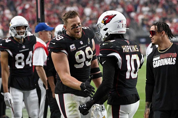 J.J. Watt está feliz de ser compañeros de equipo con DeAndre Hopkins nuevamente